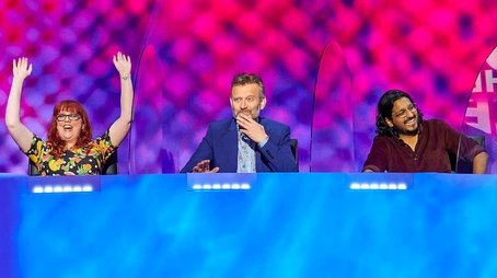 Maisie Adam, Angela Barnes, Rhys James, Robin Morgan, Ahir Shah (2021) - Episode 3 poster and promotional image