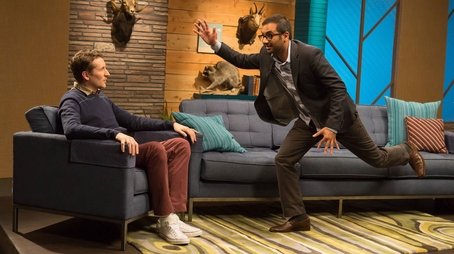 Aziz Ansari Wears a Charcoal Blazer (2013) - Episode 2 poster and promotional image