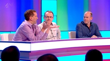 Henning Wehn, Fern Brady, Carol Vorderman, Phil Spencer (2014) - Episode 7 poster and promotional image