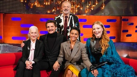 Dame Helen Mirren, Pedro Pascal, Ariana DeBose and Freya Ridings (2023) - Episode 19 poster and promotional image