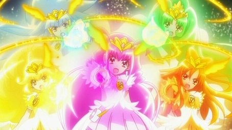 The Lights Shining To the Future! Deliver it! The Greatest Smile!! (2013) - Episode 48 poster and promotional image