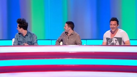 Nick Grimshaw, Peter Serafinowicz, Rachel Riley, Daniel Sloss (2011) - Episode 9 poster and promotional image