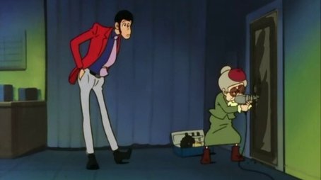 The Old Woman and Lupin Thievery Contest (1980) - Episode 128 poster and promotional image