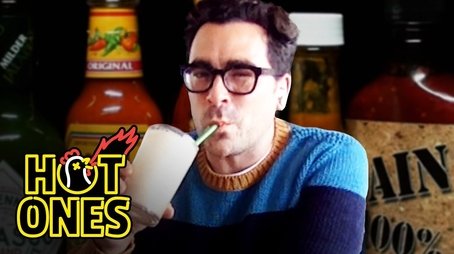 Dan Levy Gets Panicky While Eating Spicy Wings (2020) - Episode 4 poster and promotional image