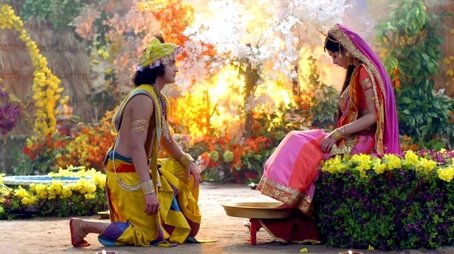 Krishna Worships Radha (2019) - Episode 240 poster and promotional image
