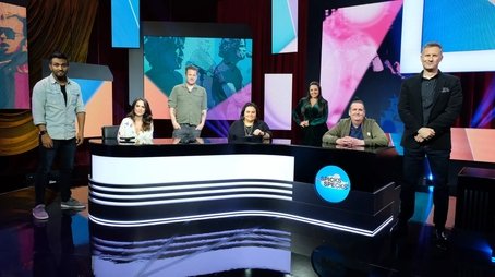Mo'Ju, Michala Banas, Eddie Perfect & Nazeem Hussain (2021) - Episode 5 poster and promotional image