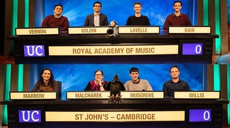Royal Academy of Music v St John's College, Cambridge (2020) - Episode 11 poster and promotional image