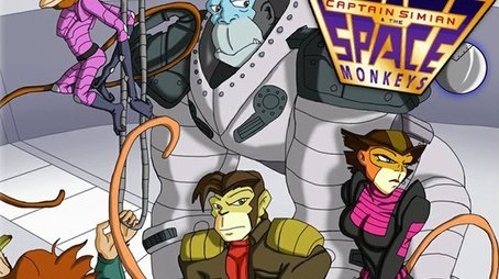 Captain Simian & the Space Monkeys (1996) poster