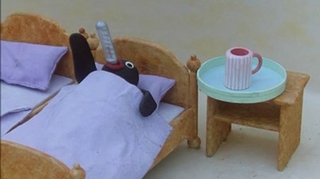 Pingu stellt sich krank