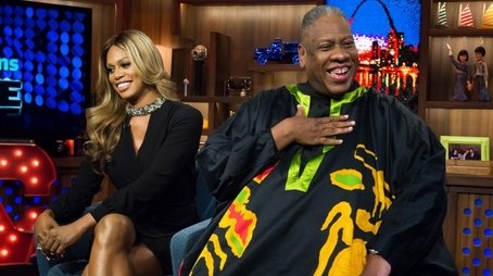 Laverne Cox & Andre Leon Talley (2015) - Episode 111 poster and promotional image