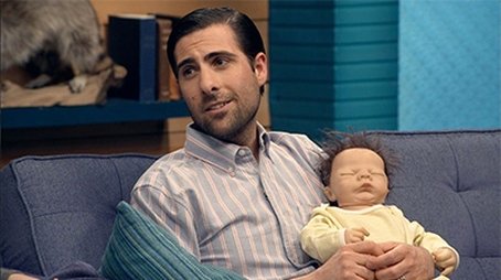 Jason Schwartzman Wears a Striped Shirt & High Top Sneakers (2013) - Episode 18 poster and promotional image