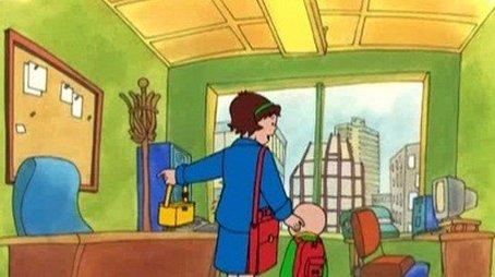 Caillou Goes to Work (1998) - Episode 46 poster and promotional image