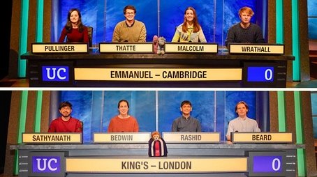 King's College London v Emmanuel College, Cambridge (2022) - Episode 33 poster and promotional image