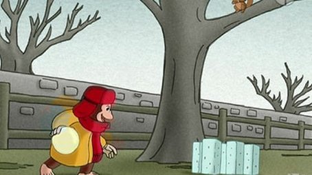 Curious George vs. Winter