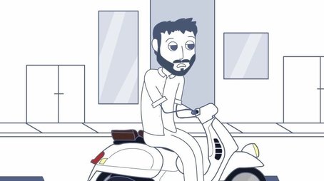 Geoff's Vespa Crash (2013) - Episode 4 poster and promotional image