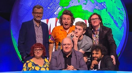 James Acaster, Angela Barnes, Ed Byrne, Milton Jones and Nish Kumar (2022) - Episode 2 poster and promotional image