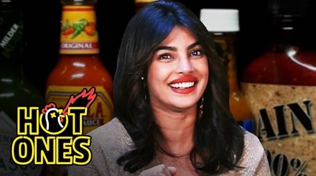 Priyanka Chopra Jonas Explains the Essence of Hot Sauce While Eating Spicy Wings (2021) - Episode 1 poster and promotional image