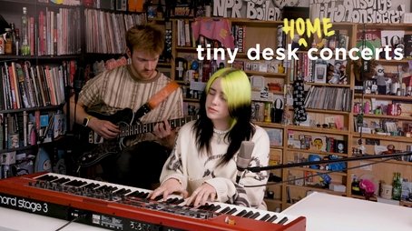 Billie Eilish: Tiny Desk (Home) Concert (2020) - Episode 121 poster and promotional image