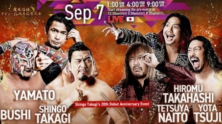 Shingo Takagi's 20th Debut Anniversary Event (2024) - Episode 82 poster and promotional image