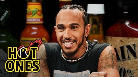 Lewis Hamilton Goes Full Send While Eating Spicy Wings (2024) - Episode 2 poster and promotional image