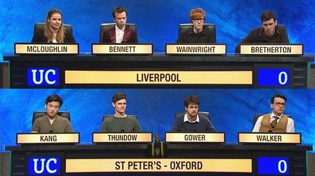 Liverpool v St Peter's College, Oxford (2015) - Episode 2 poster and promotional image