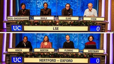 Christmas 2021 - LSE v Hertford, Oxford (2021) - Episode 128 poster and promotional image