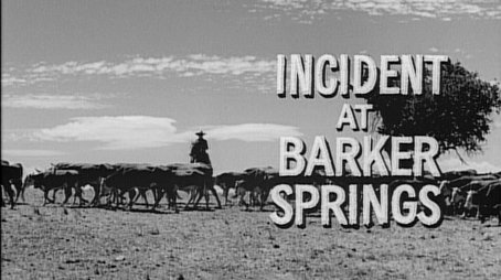 Incident at Barker Springs (1959) - Episode 7 poster and promotional image