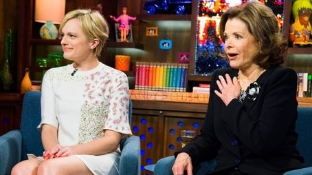 Elisabeth Moss & Jessica Walter (2013) - Episode 87 poster and promotional image