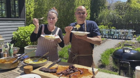 Grilled Steak and Potatoes the Symon Way (2020) - Episode 5 poster and promotional image