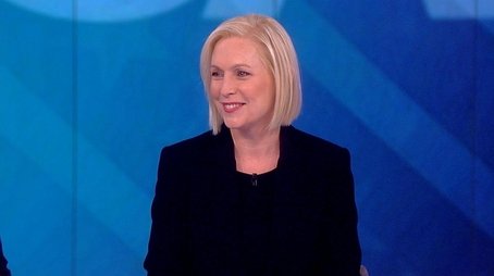 Sen. Kirsten Gillibrand and Carlos Figueroa (2018) - Episode 49 poster and promotional image