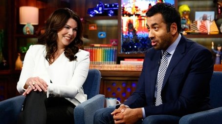 Lauren Graham & Kal Penn (2013) - Episode 74 poster and promotional image
