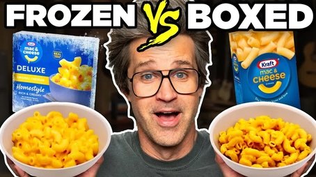 Frozen vs. Boxed Food Taste Test (2024) - Episode 128 poster and promotional image