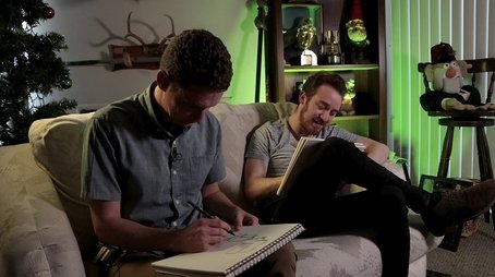 Alex Hirsch and Ian Worrel Drawing the Mystery Shack (2018) - Episode 83 poster and promotional image