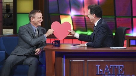 Daniel Craig, Elizabeth Gilbert, Dr. Eugenia Cheng (2015) - Episode 37 poster and promotional image