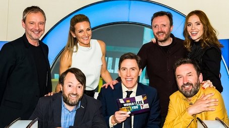 Gabby Logan, Chris McCausland, Angela Scanlon and John Simm (2019) - Episode 1 poster and promotional image
