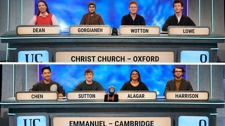 Christ Church, Oxford v Emmanuel College, Cambridge (2023) - Episode 19 poster and promotional image