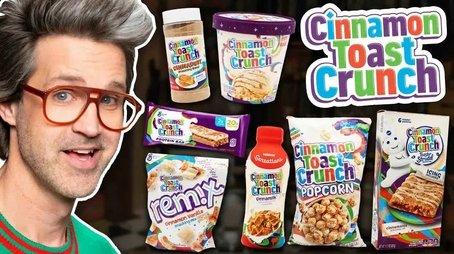 We Tried EVERY Cinnamon Toast Crunch Snack (Throwback) (2025) - Episode 84 poster and promotional image