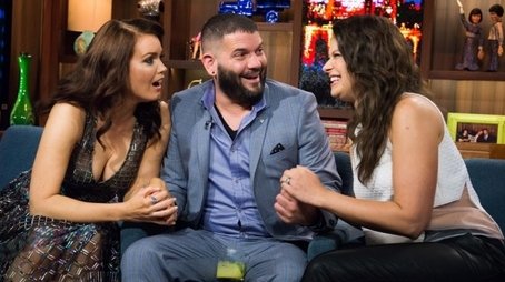 Katie Lowes, Bellamy Young & Guillermo Diaz (2015) - Episode 85 poster and promotional image