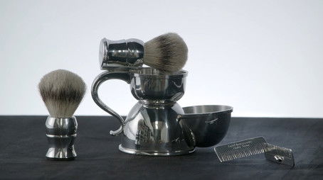 Motorcycle Goggles; Handbuilt Jukeboxes; Vacuum Excavators; Pewter Shaving Sets (2019) - Episode 12 poster and promotional image