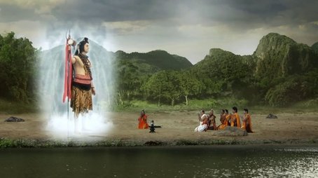 Andhaka praises Mahadev (2014) - Episode 1 poster and promotional image