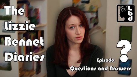 Lizzie Bennet - Questions and Answers (ft. Lydia Bennet) (2012) - Episode 1 poster and promotional image