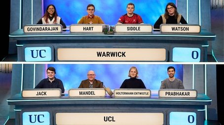 Warwick v UCL (2025) - Episode 33 poster and promotional image
