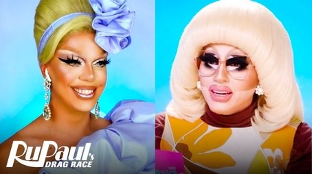 The Pit Stop S13 E10 | Trixie Mattel & Nicky Doll Talk Makeover Week | RuPaul's Drag Race (2021) - Episode 10 poster and promotional image