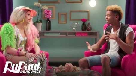 The Pit Stop S8 E7 | Kingsley & Laganja Estranja | RuPaul's Drag Race (2016) - Episode 7 poster and promotional image