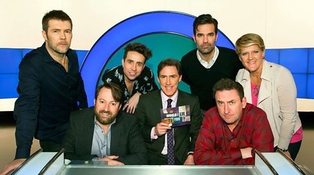 Clare Balding, Rhod Gilbert, Nick Grimshaw, Rob Delaney (2015) - Episode 5 poster and promotional image