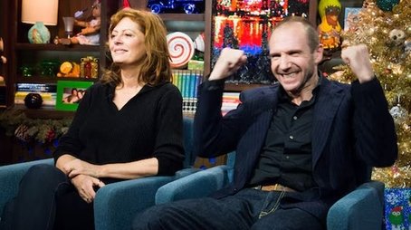 Ralph Fiennes & Susan Sarandon (2013) - Episode 104 poster and promotional image