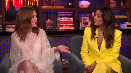 Eva Longoria & Julianne Moore (2019) - Episode 129 poster and promotional image