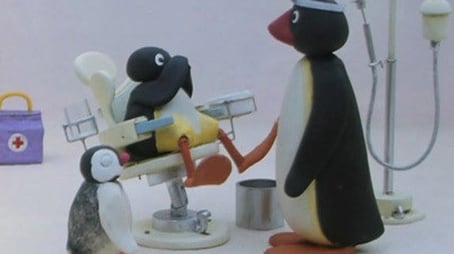 Pingu beim Schnabelarzt