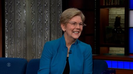 Sen. Elizabeth Warren, Ingrid Andress, Sam Hunt (2022) - Episode 73 poster and promotional image