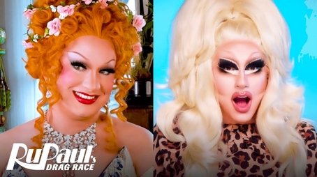The Pit Stop S13 E14 | Trixie Mattel & Jinkx Monsoon Get Lucky | RuPaul's Drag Race (2021) - Episode 14 poster and promotional image